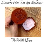 Marcador Feliz Dia das Mulheres