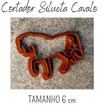 Cortador Silueta Cavalo Country