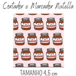 Marcador e Cortador Pote de Nutella