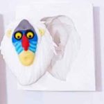 Molde de Silicone Rei Leão Rosto Rafiki