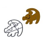 Cortador Rei Leão Silhueta Simba 5