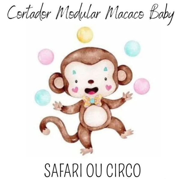 Cortador Modular Macaco Baby - 7cm