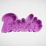 Cortador e Marcador Logo Barbie