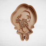 Cortador e Marcador Princesa Pocahonta - 9cm