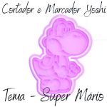 Cortador e Marcador Super Mário Yoshi - 8cm