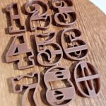 Kit Cortadores de Números - 4,5cm