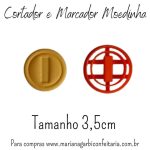 Cortador e Marcador Moeda Super Mario - 3,5cm