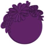 Cortador e Marcador Floral Modelo 5 - 8cm