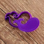 Ejetor Fundo do Mar Baleia - 5cm