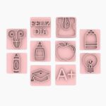 Kit Marcadores Dia dos Professores - 3,5cm