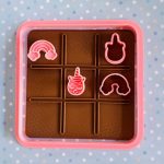 Kit Cortador e Marcador Jogo da Velha Unicórnio