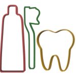 Kit Cortadores Dente + Escova + Pasta