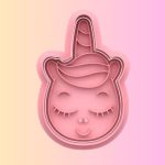 Cortador e Marcador Rosto Unicórnio