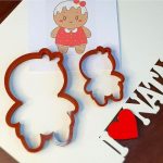 Cortador Natalino Biscoito Menina