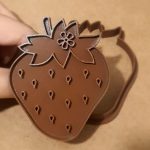 Cortador e Marcador Morango - 8cm