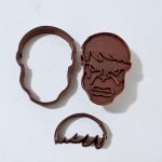 Cortador e Marcador Rosto Hulk - 5cm
