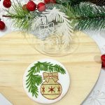 Marcador Textura Bola de Natal