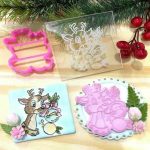 Cortador e Marcador Rena Natalina