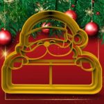 Cortador e Marcador Papai Noel Com Plaquinha