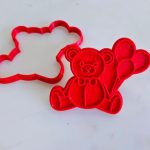 Cortador e Marcador Urso Com Balão - 10cm