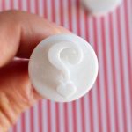 Carimbo Chá Revelação Interrogação