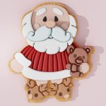 Cortador Modulado Papai Noel Com Ursinho