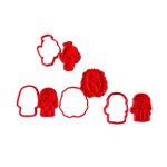 Kit Cortadores e Marcador Menino Jesus Natal - 6cm