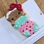 Cortador e Marcador Biscoito Ginger Meia Natal 2