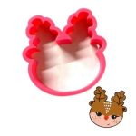 Cortador Rena de Natal - 7cm