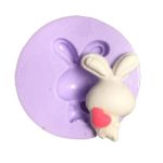 Molde Coelhinho + Coração