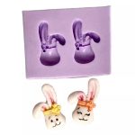 Molde Dupla de Coelhinhas