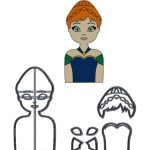 Cortador Frozen Anna Corpo