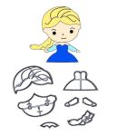 Cortador Frozen Elsa Corpo