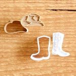 Kit Dupla de Cortadores e Marcador Cowboy  - 3cm