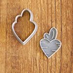 Cortador e Marcador Coração de Cenoura