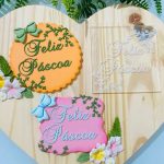 Marcador Acrílico Feliz Páscoa