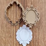 Cortador e Marcador Moldura Arabesco Oval
