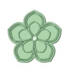Cortador e Marcador Flor Para Biscoito 4