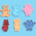 Kit Cortador e Marcador Monstrinhos Modelo 2