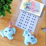 Cartela de Olhinhos Comestíveis 10G Azul