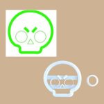 Cortador Caveira do Jogo Brawl Stars