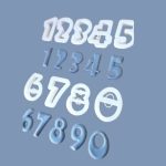 Kit Cortadores Números Modelo 2