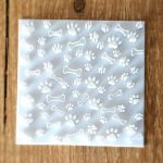 Marcador Textura Patinha e Ossinhos