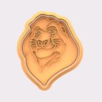 Cortador e Marcador Rei Leão Rosto Mufasa