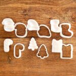 Kit Mini Cortadores e Marcadores Natalino - 6 Peças