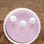 Trio de Marcadores para Docinho Casamento