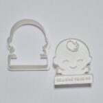 Cortador e Marcador Rosto Bebê com Frase