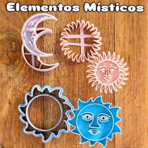 Kit Cortador e Marcador Elementos Místicos