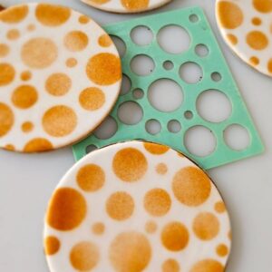 Stencil e Marcador Bolinhas