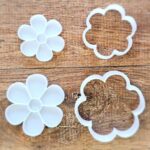 Kit Cortador e Marcador Flores 5cm e 8cm